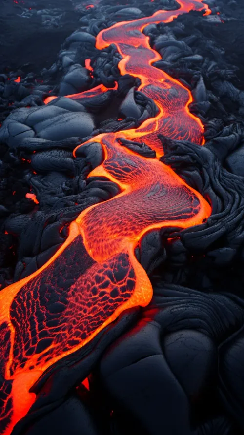 Close-up of obsidian surface texture and mounting details