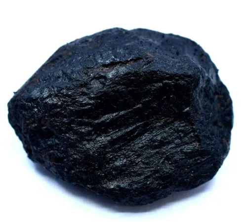 Close-up of volcanic obsidian formation
